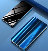 Nohon Power Bank 10 000 mAh z 4 portami - Wyświetlacz LED Zewnętrzna ładowarka awaryjna Ładowarka Niebieska