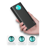 Baseus Powerbank met 5 Poorten en Quick Charge 3.0 - 20.000mAh LED Display Externe Noodaccu Batterij Oplader Charger Zwart