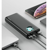 Baseus Powerbank mit 5 Ports und Quick Charge 3.0 - 20.000mAh LED Display Externer Notfall Akku Ladegerät Ladegerät Weiß