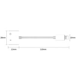 ! ACCEZZ Ładowarka iPhone Lightning i rozdzielacz AUX - adapter rozgałęźnika audio do słuchawek Biały