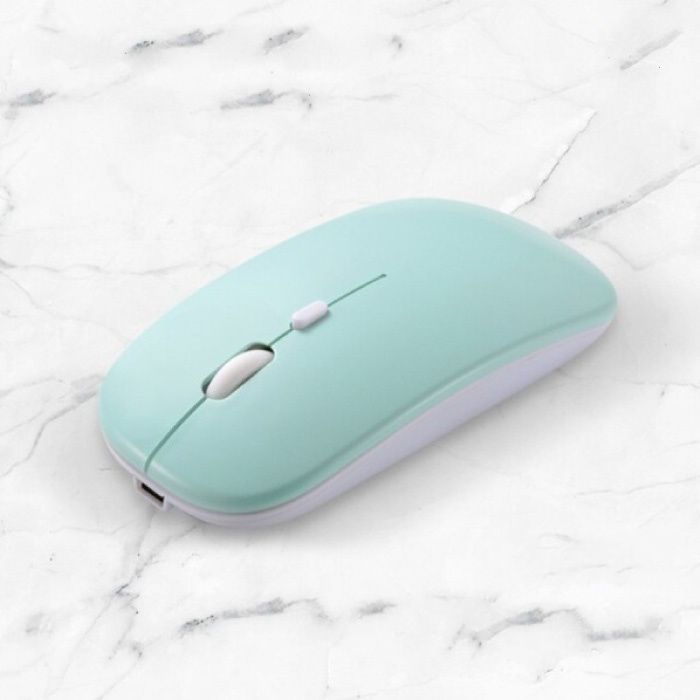 Souris sans fil - Souris Bluetooth pour iPad - Silencieuse / Optique / Ambidextre / Ergonomique - Bleu