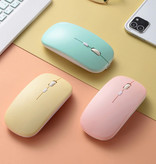 ABEIFAN Tastaturabdeckung für iPad Air 3 (10,5 ") mit kabelloser Maus - QWERTY Multifunktionstastatur Bluetooth Smart Cover Hülle Pink