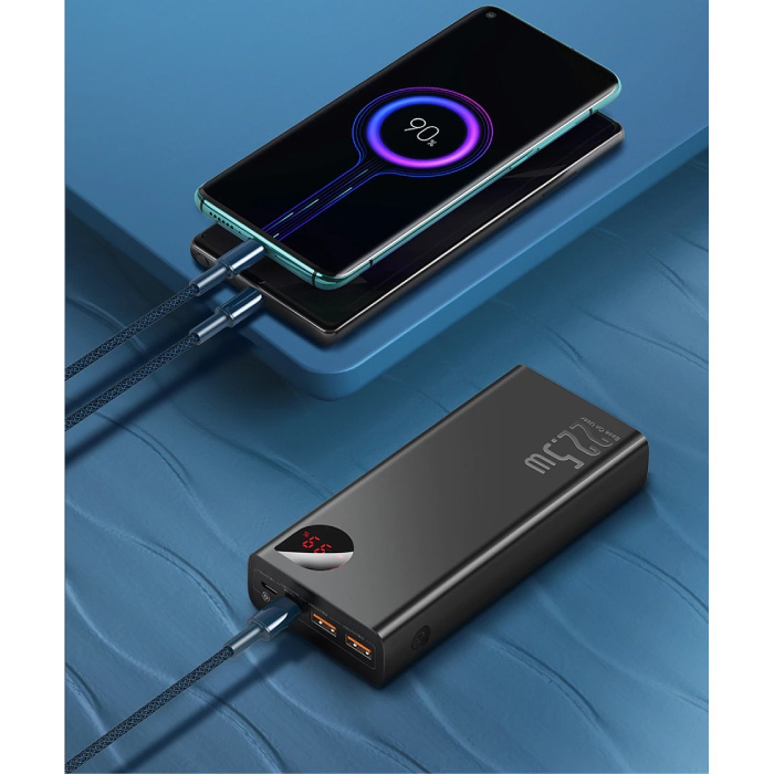 Batterie de Secours 30000 mAh 2x USB Quick Charge 3.0 + USB-C