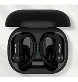 Lenovo Auriculares inalámbricos LP7 - Auriculares con control táctil TWS Auriculares Bluetooth 5.0 Auriculares Auriculares Negro