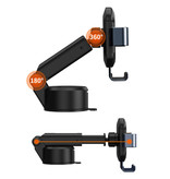 Baseus Supporto universale per telefono da auto con supporto per cruscotto - Supporto per smartphone Gravity nero