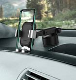 Baseus Universele Telefoonhouder Auto met Dashboard Standaard - Zwaartekracht Smartphone Holder Zilver