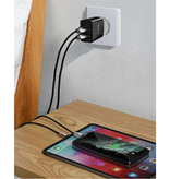 Baseus Chargeur de prise USB double 2 ports - Chargeur mural 2A Chargeur mural Adaptateur de chargeur secteur blanc