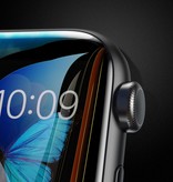 Stuff Certified® 40mm Full Cover Displayschutzfolie für iWatch 6 SE - Gehärtetes Glas