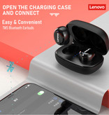 Lenovo H301 Draadloze Oortjes - Touch Control Oordopjes TWS Bluetooth 5.0 Earphones Earbuds Oortelefoon Zwart