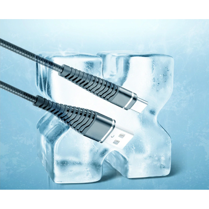 Nohon Gekräuseltes Ladekabel für Micro-USB - 2A Spiralfeder-Datenkabel 1,2 m Ladekabel rot