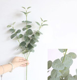 Kahaul Kunst Boeket - Zijden Eucalyptus Planten Plant Luxe Boeketten Decor Ornament Groen