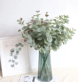 Kahaul Art Bouquet - Silk Eukaliptus Rośliny Rośliny Luksusowe Bukiety Dekoracyjne Ornament Zielony