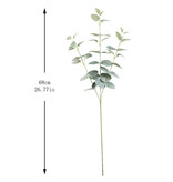 Kahaul Art Bouquet - Plantas de eucalipto de seda Planta Ramos de lujo Decoración Adorno Verde