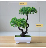 Merylover Albero bonsai artificiale - Piante finte piante ornamentali in plastica