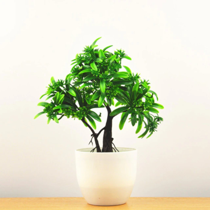 Albero bonsai artificiale - Piante finte piante ornamentali in plastica