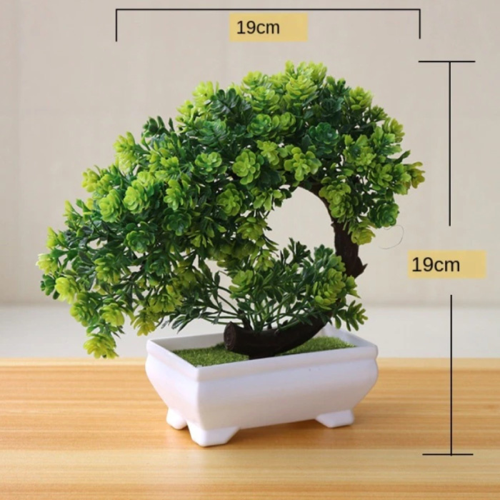 Merylover Kunst Bonsai Boom - Planten Nep Plant Plastic Decoratie Ornament