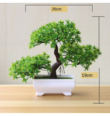 Merylover Albero bonsai artificiale - Piante finte piante ornamentali in plastica