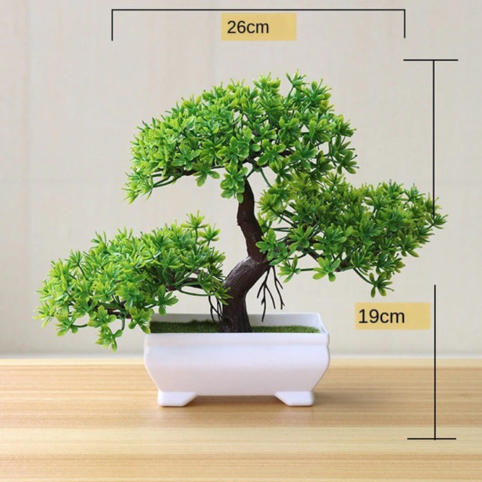 Albero bonsai artificiale - Piante finte piante ornamentali in plastica