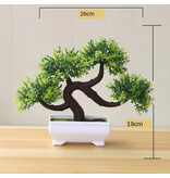 Merylover Albero bonsai artificiale - Piante finte piante ornamentali in plastica