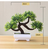 Merylover Künstlicher Bonsai-Baum - Pflanzen gefälschte Pflanzenplastik-Dekorationsverzierung