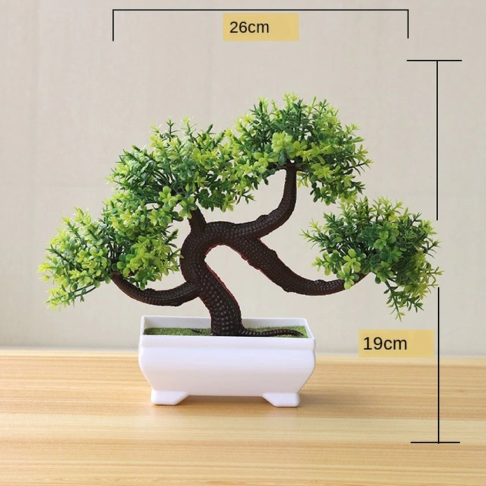 Albero bonsai artificiale - Piante finte piante ornamentali in plastica