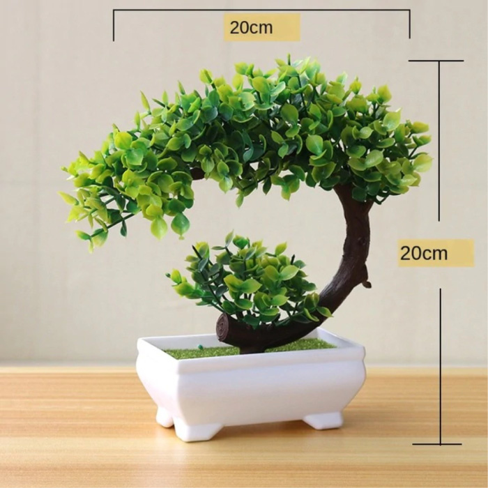 Sztuczne drzewo Bonsai - rośliny Fałszywa roślina Plastikowa ozdoba dekoracyjna