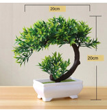 Merylover Sztuczne drzewo Bonsai - rośliny Fałszywa roślina Plastikowa ozdoba dekoracyjna