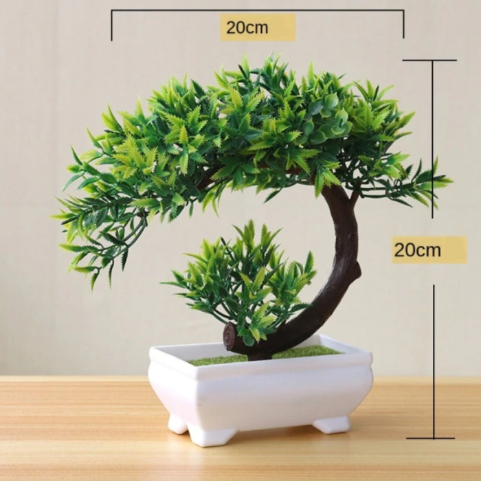 Sztuczne drzewo Bonsai - rośliny Fałszywa roślina Plastikowa ozdoba dekoracyjna