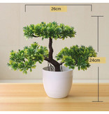 Merylover Albero bonsai artificiale - Piante finte piante ornamentali in plastica