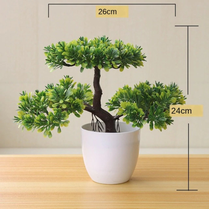 Albero bonsai artificiale - Piante finte piante ornamentali in plastica