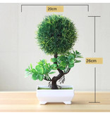 Merylover Albero bonsai artificiale - Piante finte piante ornamentali in plastica