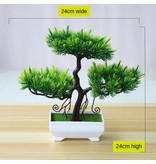 Merylover Albero bonsai artificiale - Piante finte piante ornamentali in plastica