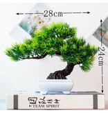 Merylover Albero bonsai artificiale - Piante finte piante ornamentali in plastica