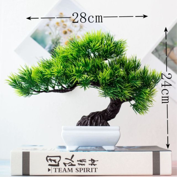 Sztuczne drzewo Bonsai - rośliny Fałszywa roślina Plastikowa ozdoba dekoracyjna