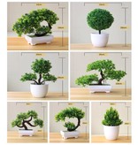 Merylover Albero bonsai artificiale - Piante finte piante ornamentali in plastica