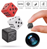 MiTwoo SQ16 Mini Security Camera Dice - Kamera 1080p HD Detektor ruchu Alarm Czarny