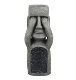 Stuff Certified® Statue de l'île de Pâques - Sculpture en résine d'ornement de décoration de jardin