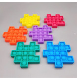 Stuff Certified® Pop It - Fidget Anti Stress Toy Bubble Toy Silicona Cube Puzzle Piece Verde