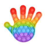 Stuff Certified® Pop It - Zappeln Anti Stress Spielzeug Bubble Toy Silikon Hand Regenbogen