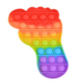 Stuff Certified® Pop It - Arco iris anti del pie del silicón del juguete de la burbuja del juguete de la tensión de la persona agitada