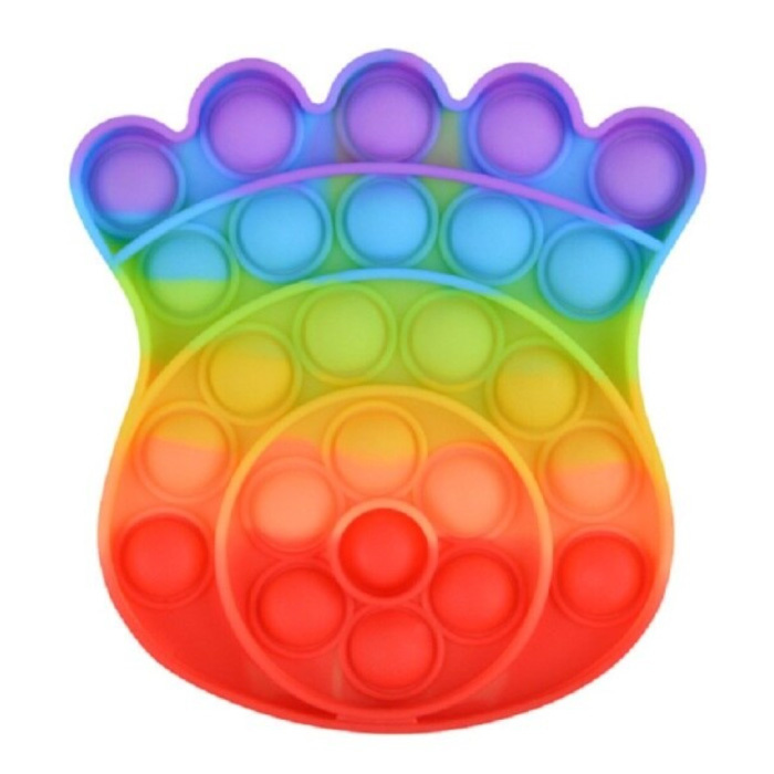 Pop It - Fidget Anti Stress Toy Bubble Toy Silicona Pulpo Arco iris
