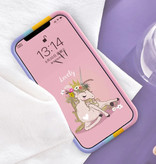 N1986N iPhone SE (2020) Pop It Hülle - Silikon-Blasenspielzeughülle Anti-Stress-Hülle Pink