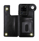 WeFor Portafoglio Custodia in Pelle Flip Retro per Samsung Galaxy Note 9 - Custodia Custodia in Pelle PU per Portafoglio Nera