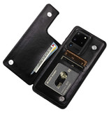 WeFor Portafoglio con custodia in pelle retrò per Samsung Galaxy A71 - Custodia con custodia in pelle PU per portafoglio marrone