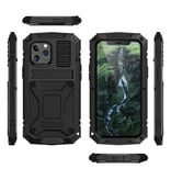 Stuff Certified® iPhone 12 Mini 360 ° Full Body Case Case + Screen Protector - Shockproof Cover Black