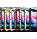 R-JUST iPhone XR 360°  Full Body Case Tank Hoesje + Screenprotector - Shockproof Cover Zwart