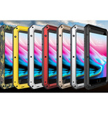 R-JUST iPhone 11 Pro Max 360 ° Ganzkörpertasche Tankhülle + Displayschutzfolie - Stoßfeste Abdeckung Gelb