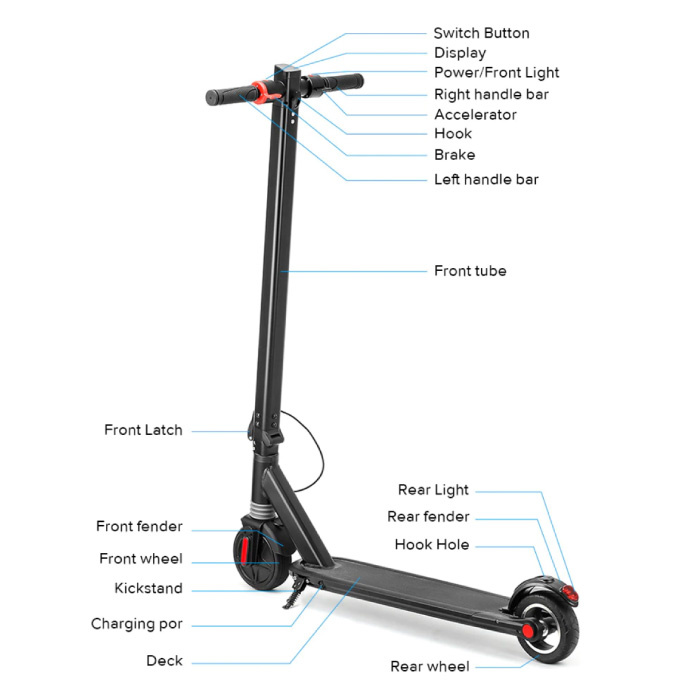 Scooter eléctrico todo terreno Smart E Step - 500W - 20 km / h