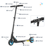 iScooter X5 Pro Electric Smart E Step Scooter pour enfants tout-terrain - 350W - 25 km / h - Batterie 5Ah - Roues de 5,5 pouces