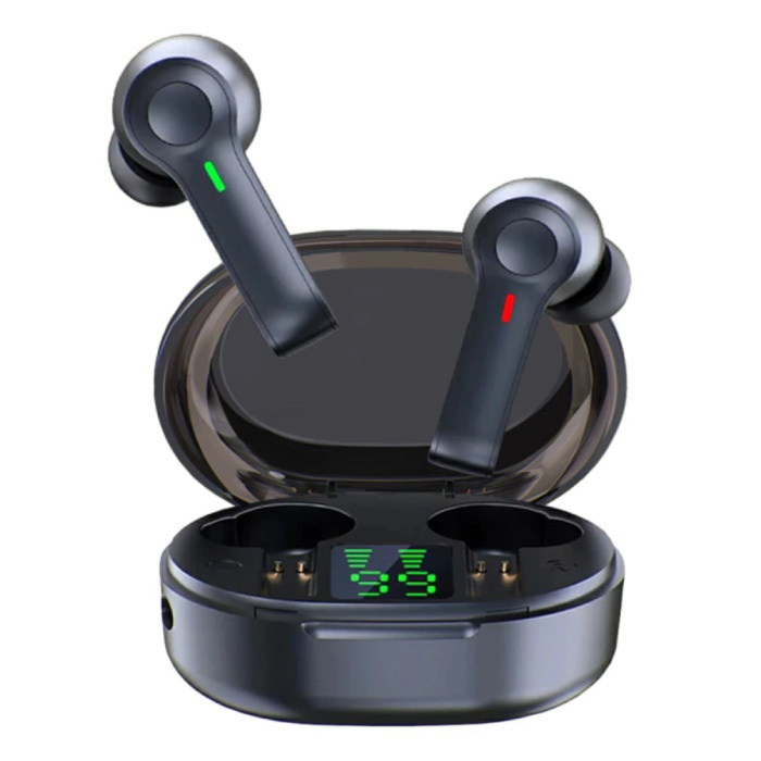 CUagain R22 Wireless Earphones - Touch Control Earphones TWS Bluetooth 5.1 Earphones Earbuds Earphone Black